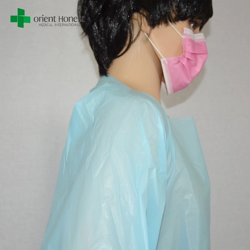 China manufacturer disposable cpe surgical gowns,disposable dental gowns supplier,disposable dressing gowns for medical