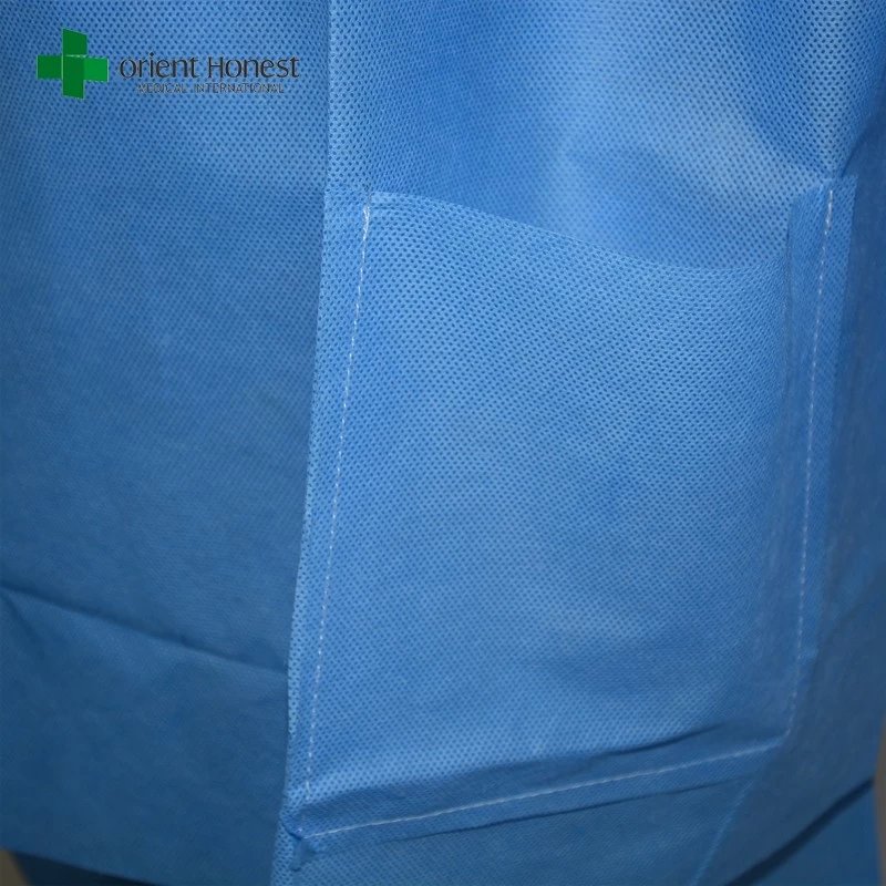 China manufacturer disposable scrub suits,disposable doctor washing hand gown, hospital patient gowns wholesales