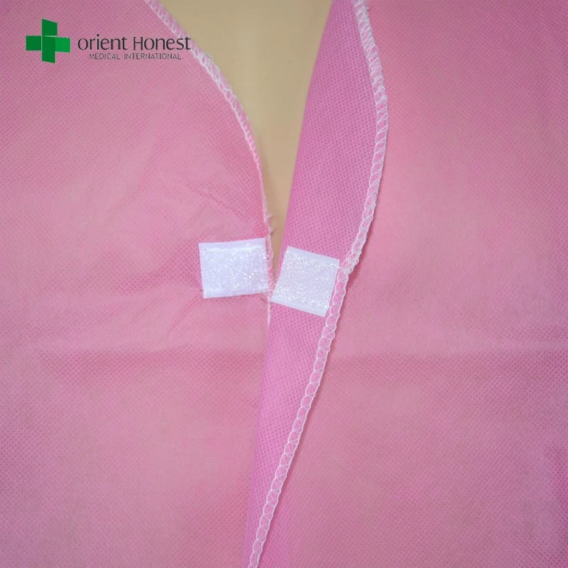 China manufacturer disposable sock puppet, disposable pp nonwoven waistcoat, pink color disposable PP waistcoat