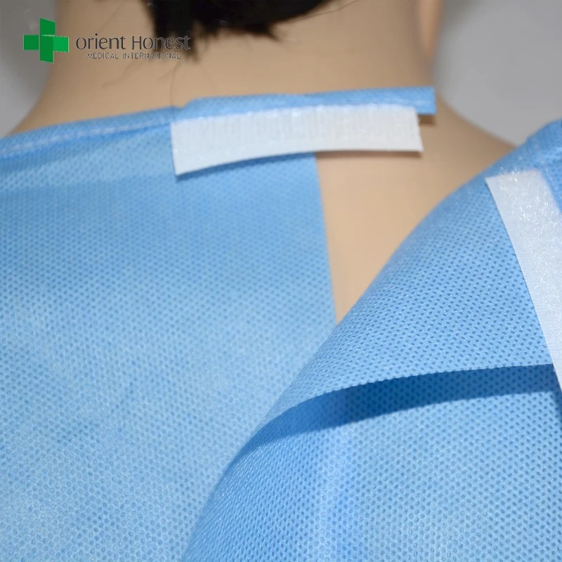 China manufacturer for SMS surgical gowns,the best plant hospital sterile gowns,disposable blue surgery gown supplier