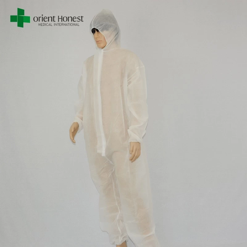 China manufacturer for white coverall of PP ,disposable non-woven painters workwear,coverall suit disposable for sales