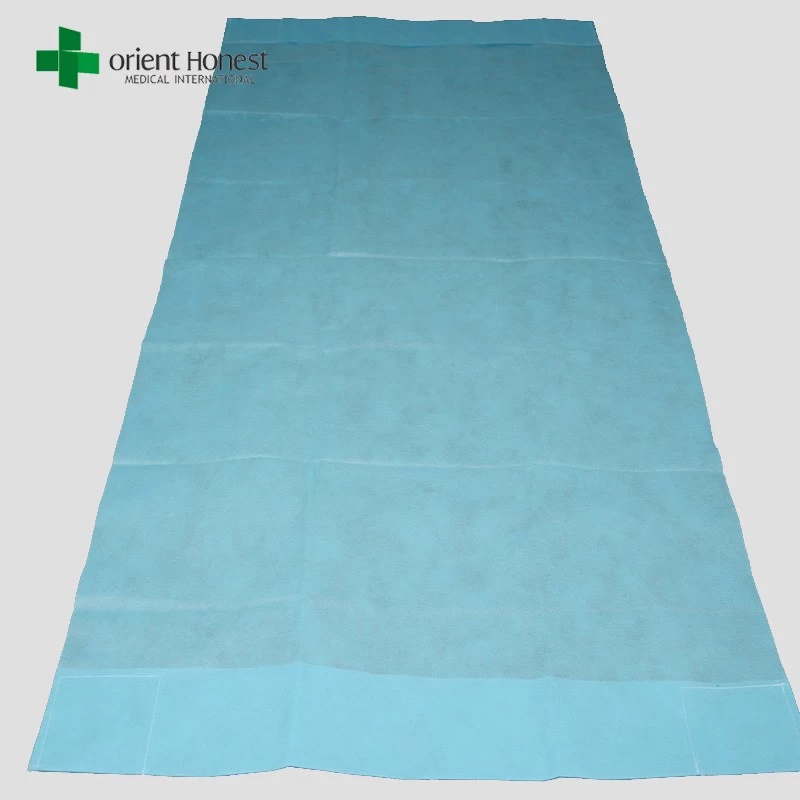 China China manufacturers for nonwoven disposable fitted bed sheet , non sterile disposable cot sheet , ambulance stretcher sheet manufacturer