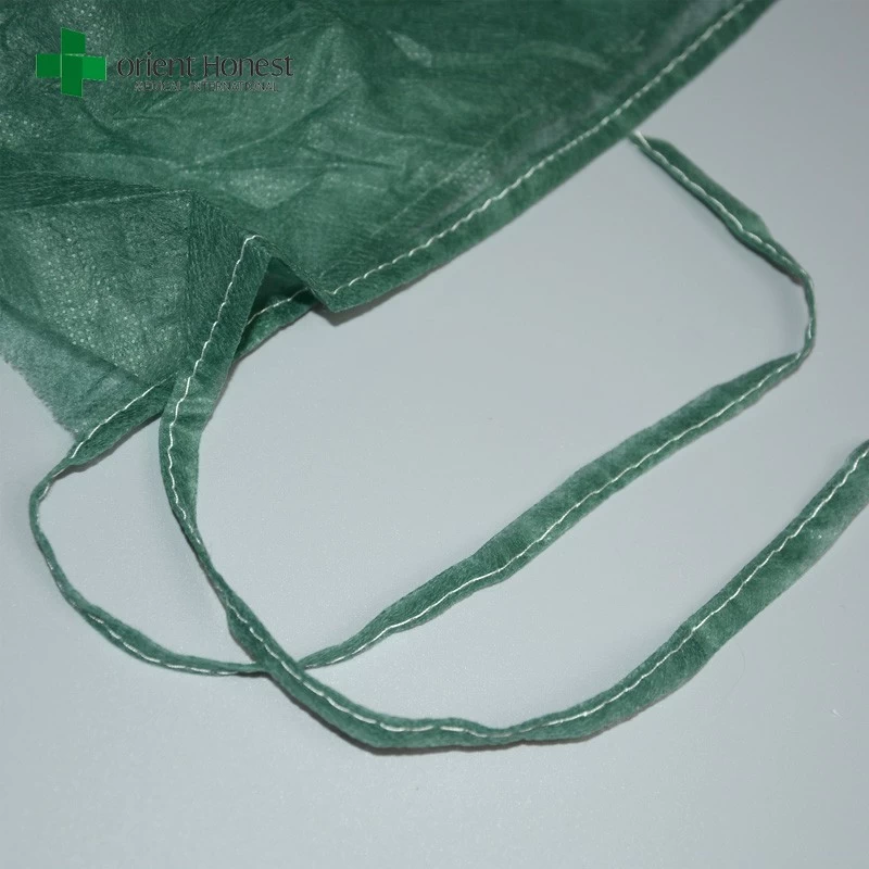 China plant disposable doctor caps,hospital nonwoven surgeon cap,green scrubs surgical caps