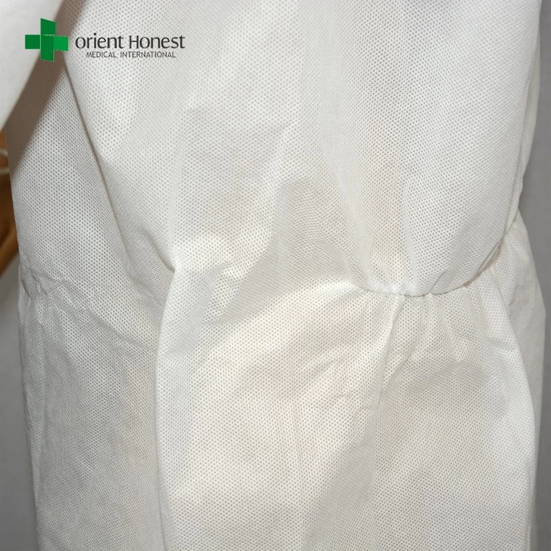 China plant for white disposbale coverall,the best supplier for disposeable suits,lightweight disposable waterproof coverall