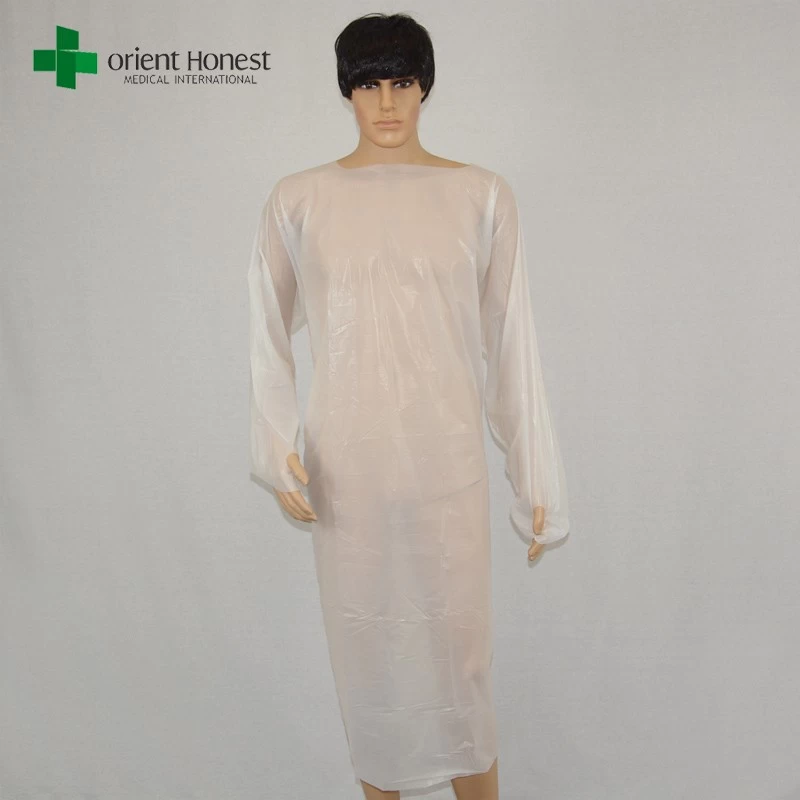 China vendor CPE disposable surgical clothing,disposable CEP surgeon gown,wholesale CPE disposable hospital gowns