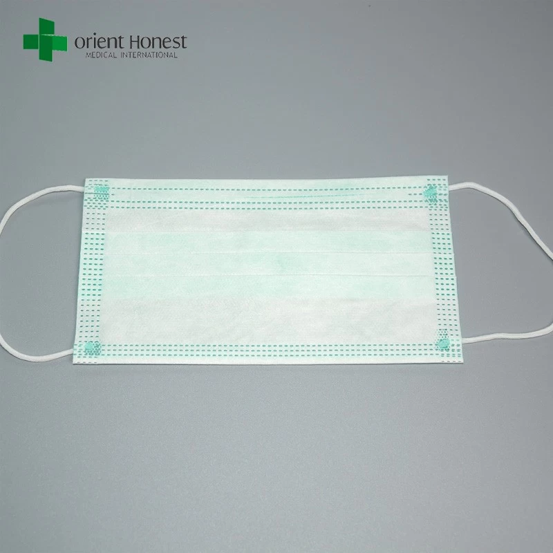 China vendor for soft pleated face masks , light color earloop face mask fashion , surgical mouth covers