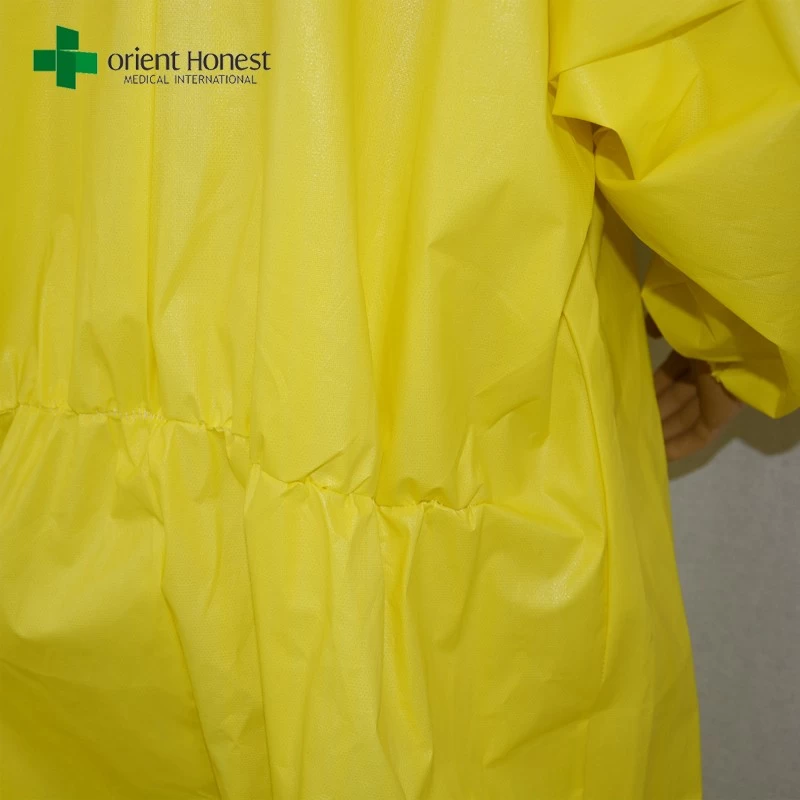 China workwear product type coverall,type 5 type 6 impervious coverall, chemical resistant coverall disposable