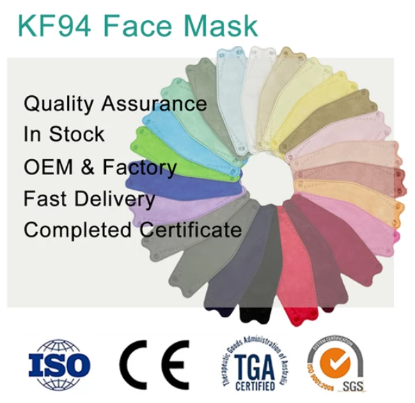 Comfortable Heat Sales Producers Mass Production Disposable KF94 Adult Face Mask