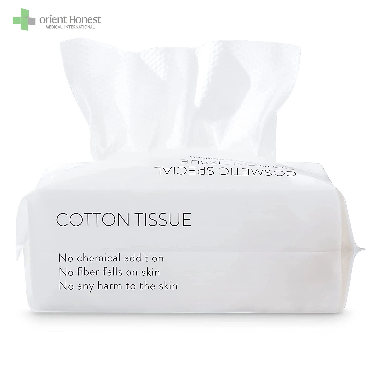 Cotton face wipes cleansing wet and dry use Hubei wholesaler