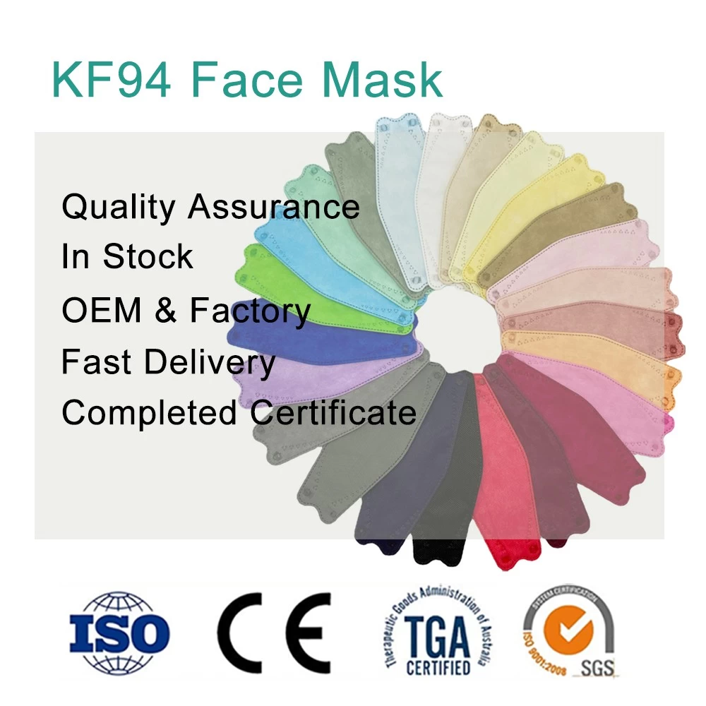 Customized Different Colors Disposable Fish Type KF94 Face mask