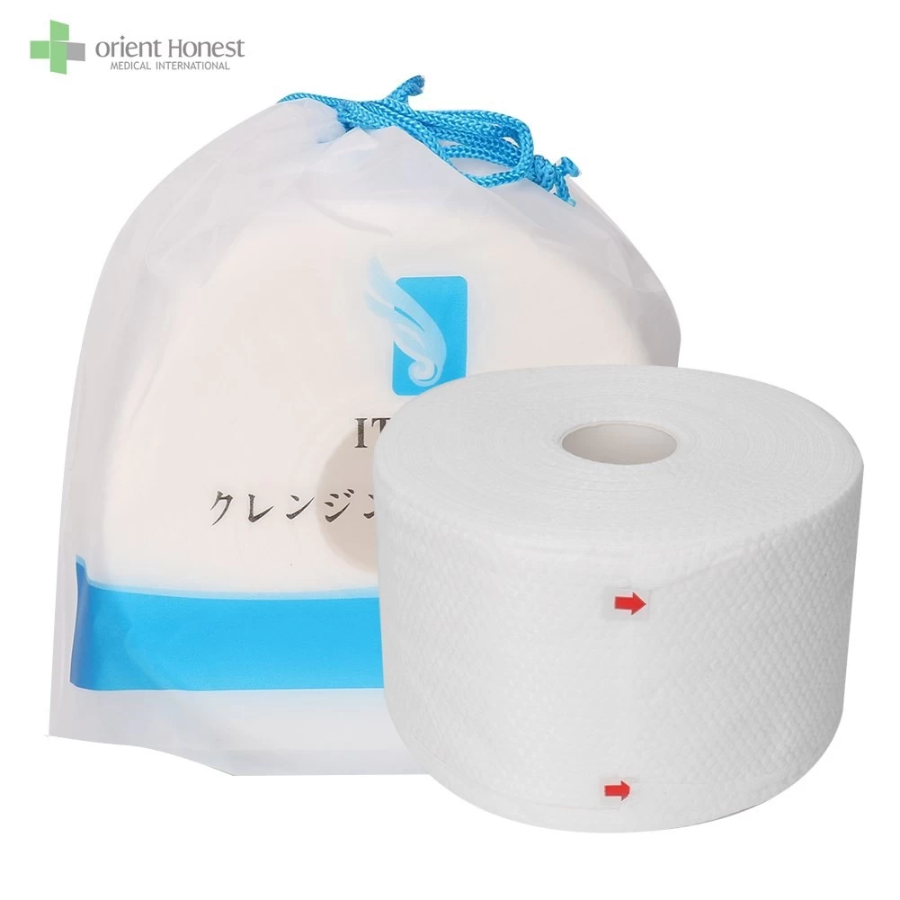 Disposable 100% cotton face towel wet and dry use Hubei wholesaler