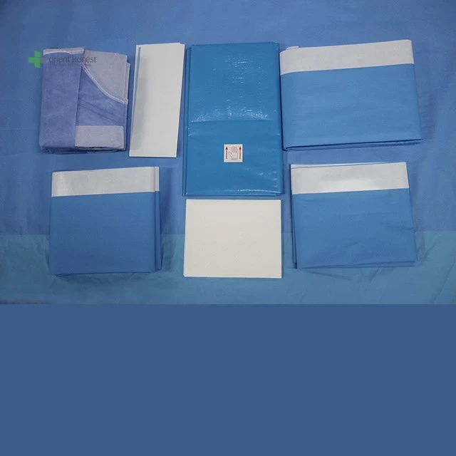 Sterile disposable cardiovascular operation surgery sets the cardiovascular kit package