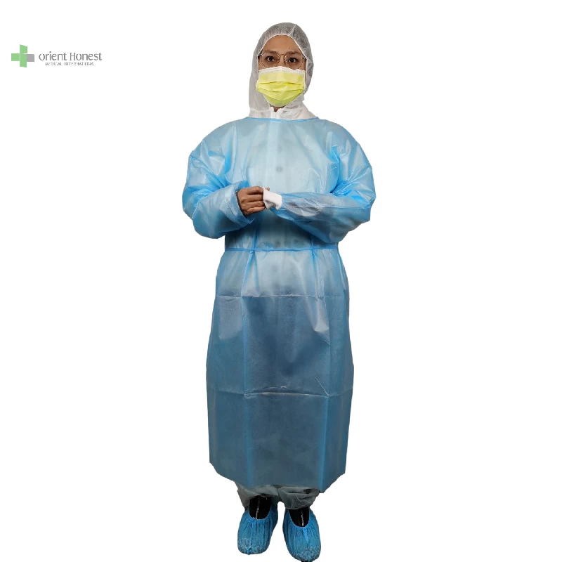 Disposable Waterproof Medical Gown For Protection Hubei Manufacturer