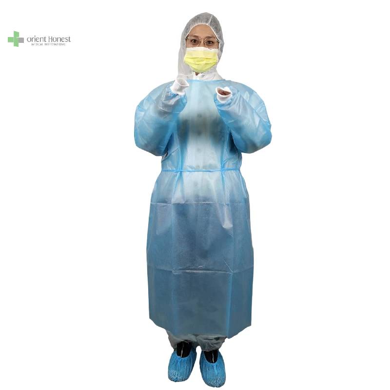 Disposable Waterproof Medical Gown For Protection Hubei Manufacturer