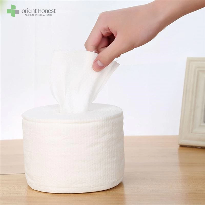 Disposable soft cotton towel dry and wet use
