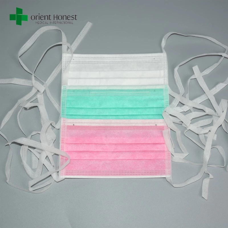 Doctor and patient tie on mask , surgery sanitary mask , hospital masks for sale