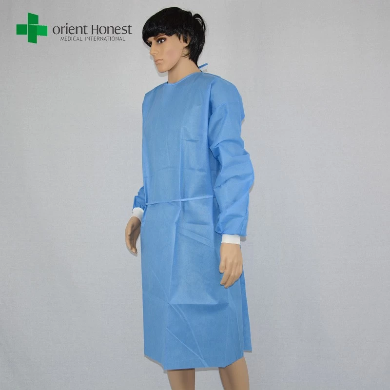 China EO steril sms OP-Kittel Lieferant, China beste Qualität sterile Chirurg Kittel, sterile OP-Kittel-SMS für den Einsatz im Krankenhaus Hersteller
