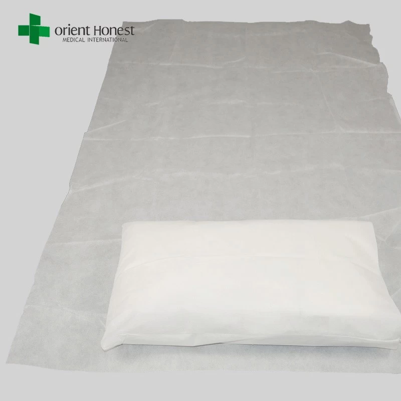 Factory for disposable medical bed sheet, non woven one time use sheets, flame resistant hotel flat sheet