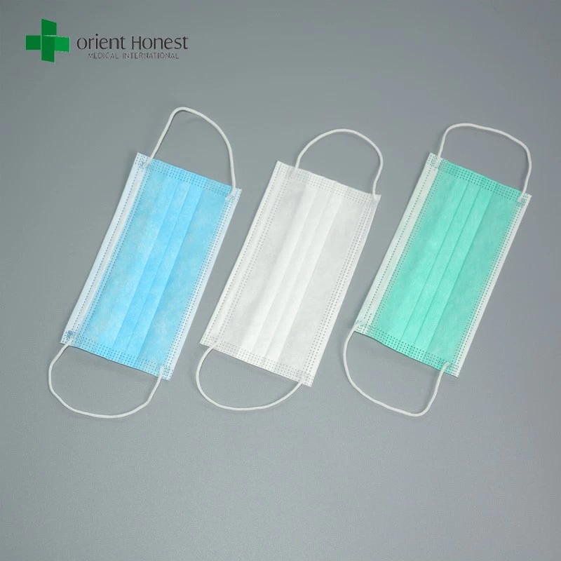 Factory for isolation hygiene mouth mask , meidcal dental face masks , wholesale disposable 2 ply face mask