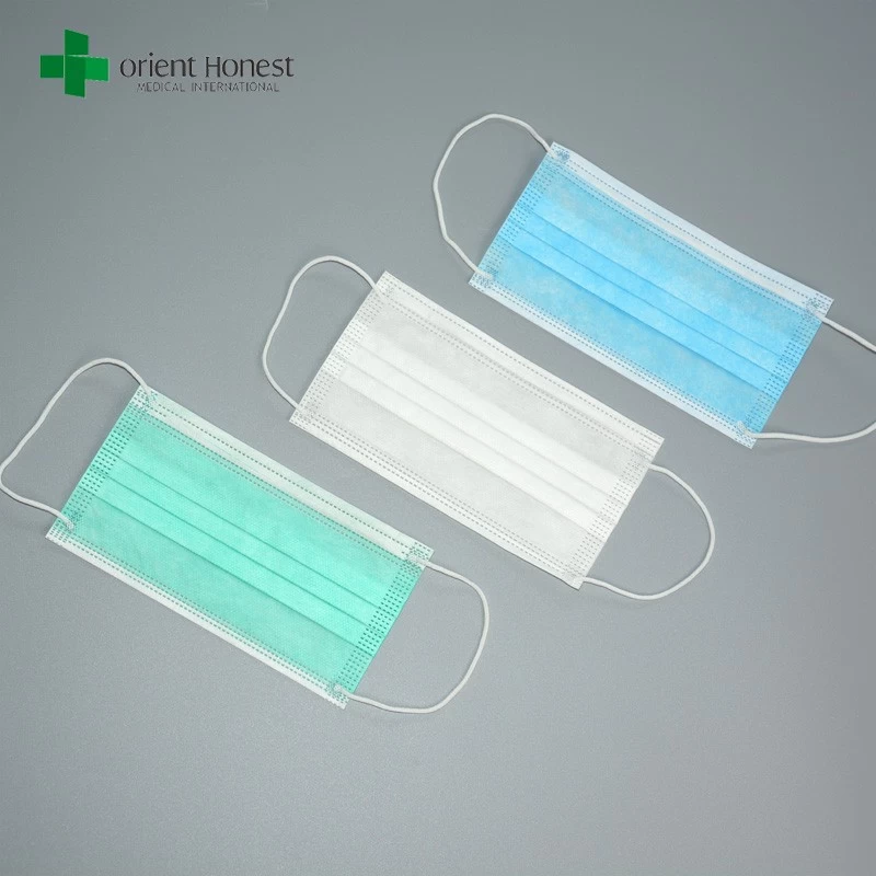 Factory for isolation hygiene mouth mask , meidcal dental face masks , wholesale disposable 2 ply face mask