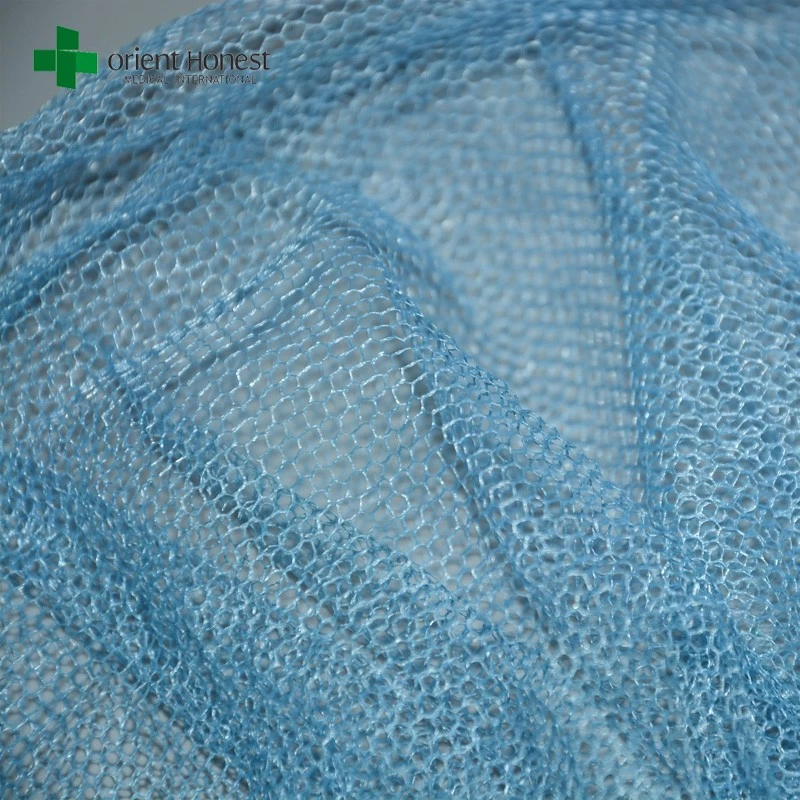 Head protective blue nylon mesh hairnets disposable suppliers