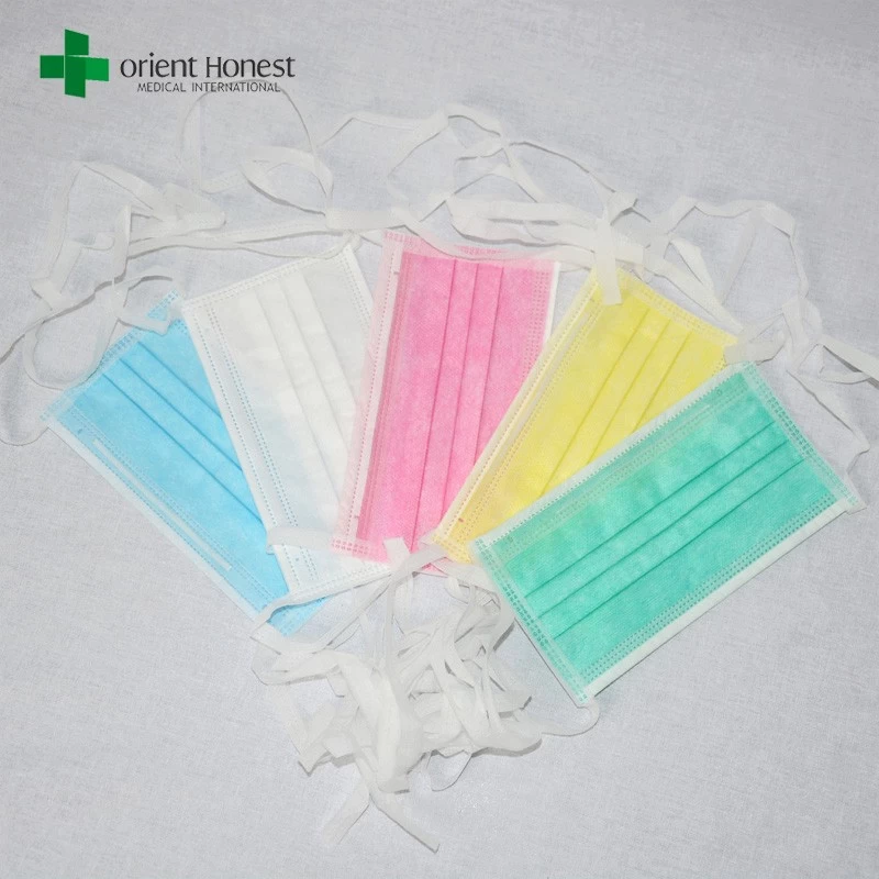 IIR surgical face masks , tie on medical mask , disposable 3ply face mask vendor