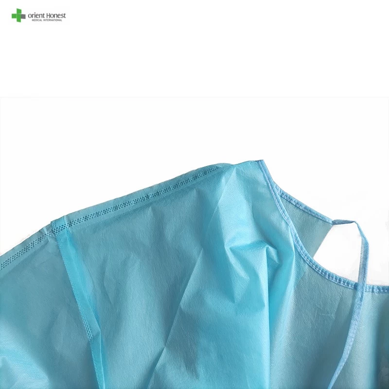 Level 2 disposable isolation gown ultrasonic seam
