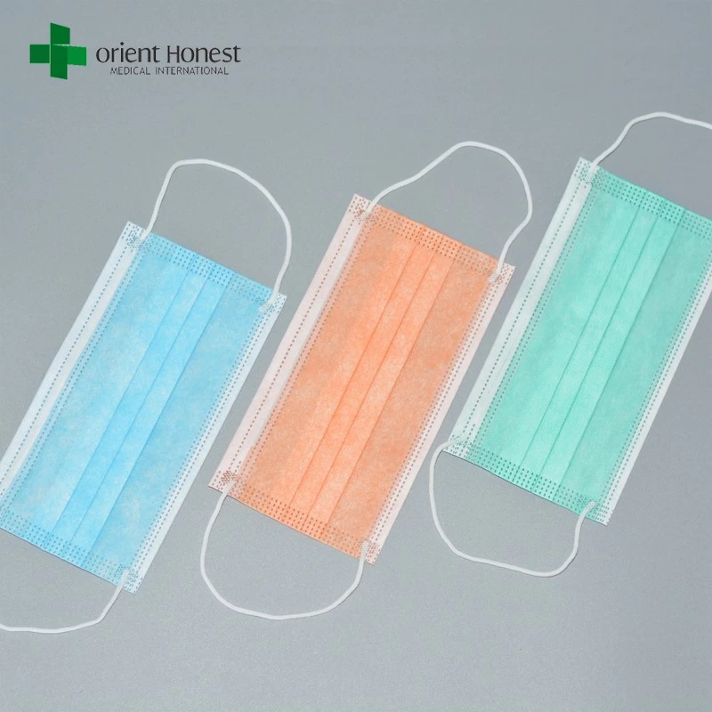 Light and soft 3ply disposable ear-loop face mask , disposable hospital masks , disposable mask