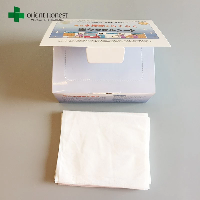 China Non woven disposable easy use towel sheet factory manufacturer