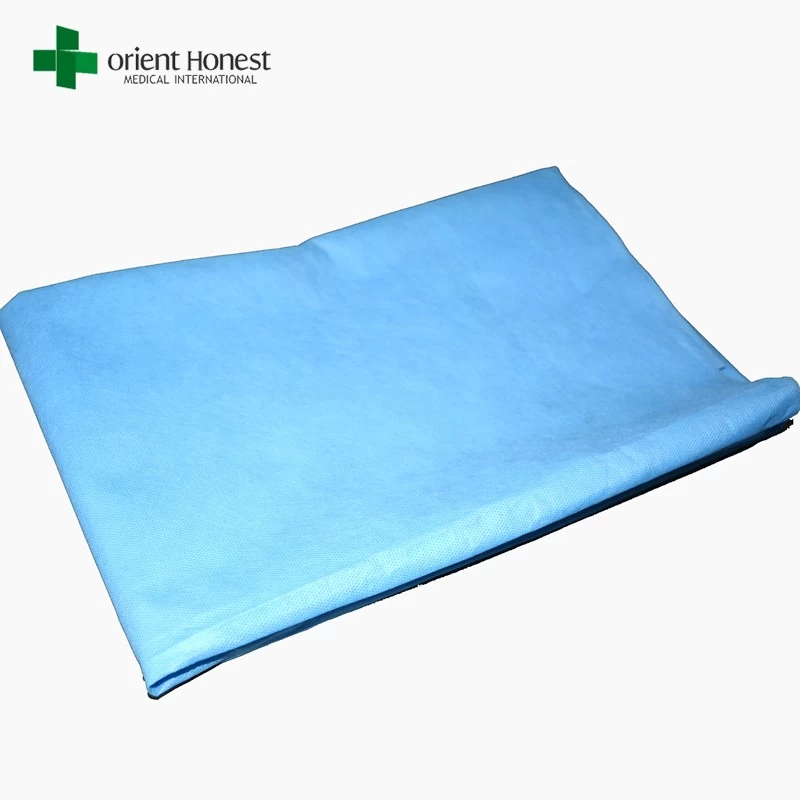 Polypropylene hospital draw sheet , soft and breathable disposable table sheet , disposable examination bed sheet