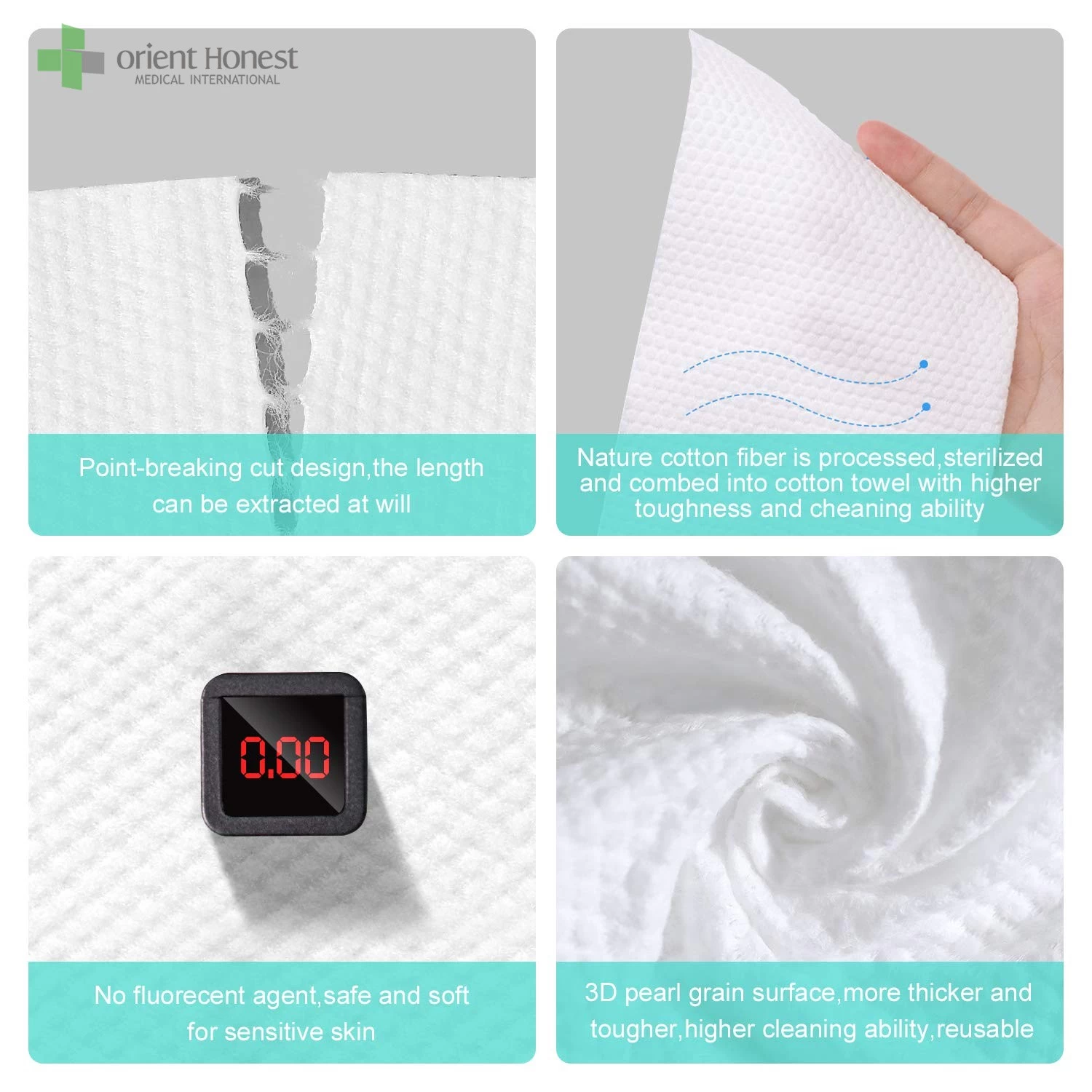 Super soft disposable Facial cleansing towel Hubei factory