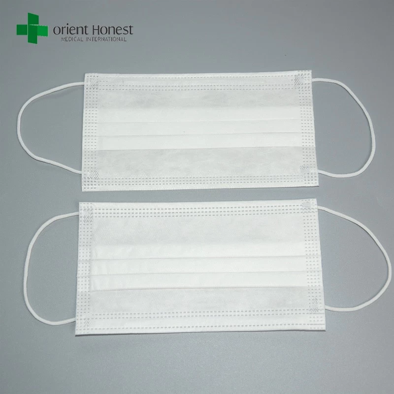 Suppliers for 3 plys Polypropylene medical masks , breathing filter antiviral facemask , BFE99 masks