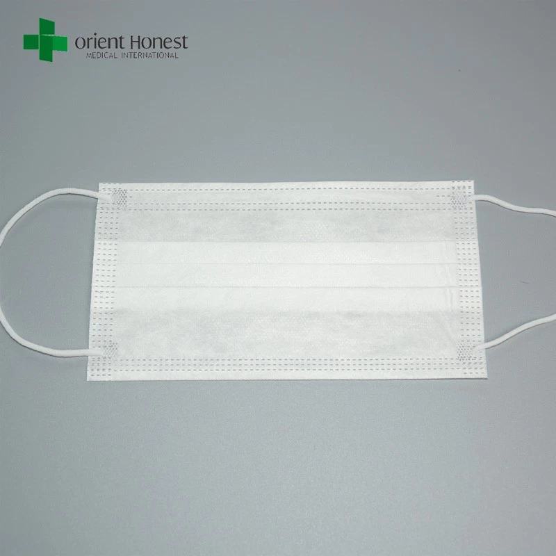 Suppliers for 3 plys Polypropylene medical masks , breathing filter antiviral facemask , BFE99 masks