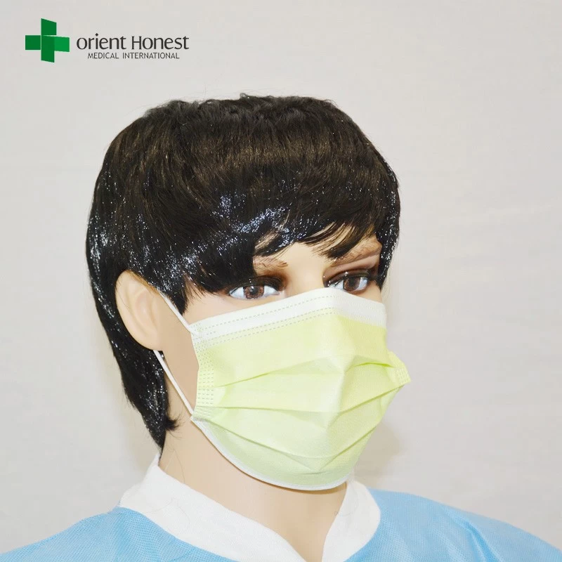 TYPE IIR surgical mask , 3 plys disposable full face mask , medical face masks
