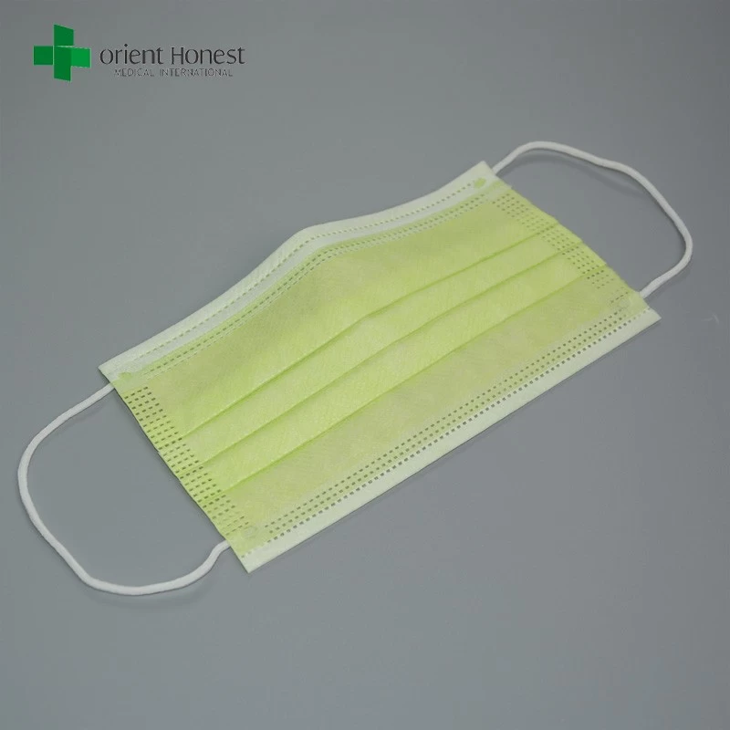 TYPE IIR surgical mask , 3 plys disposable full face mask , medical face masks