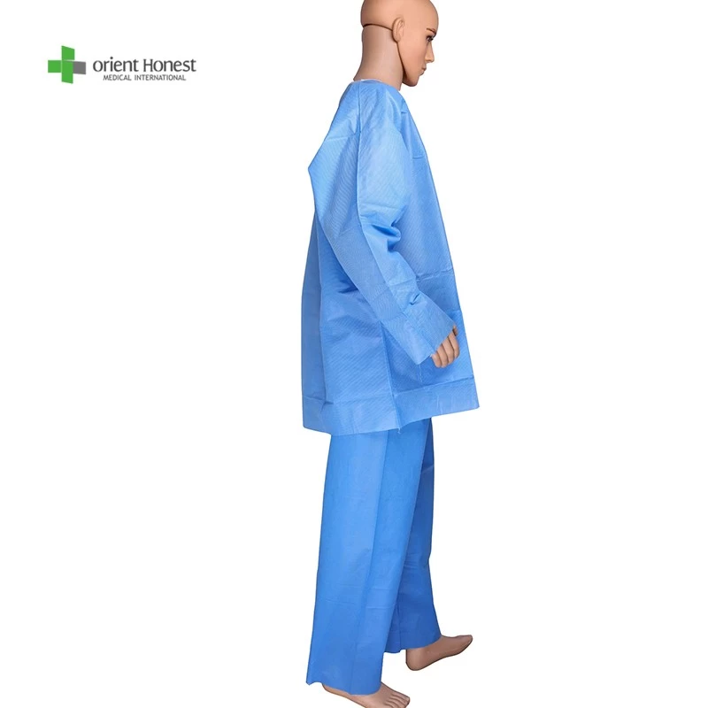 V neck surgical gown