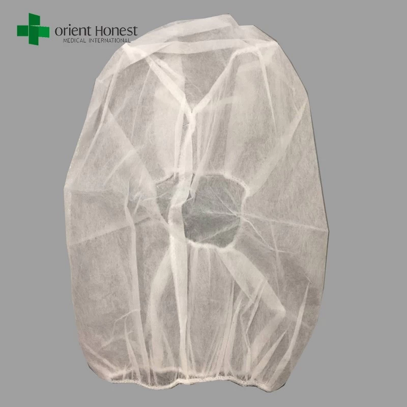 Xiantao 12 years supplier for white color PP non woven disposable balaclava hood without caps