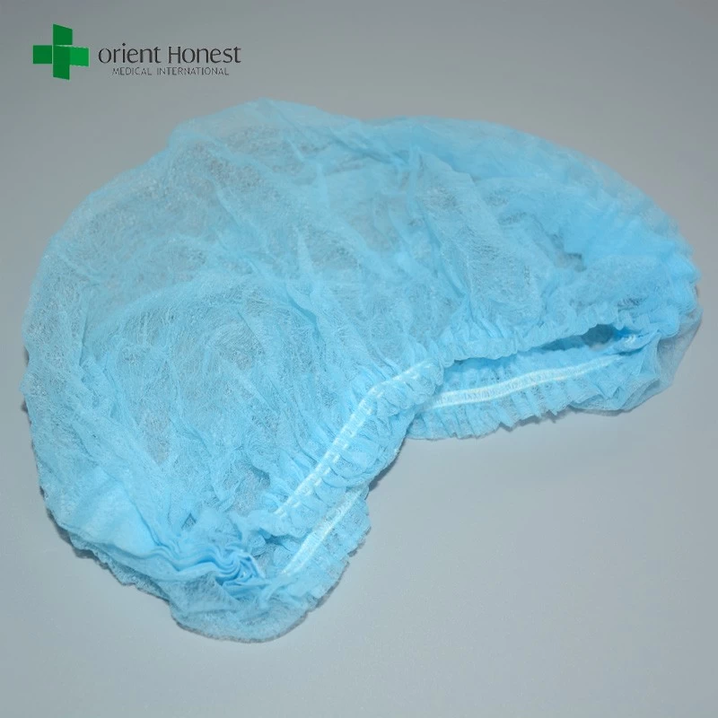 blue disposable mop caps,non woven disposable nurse cap,hospital disposable surgeon caps