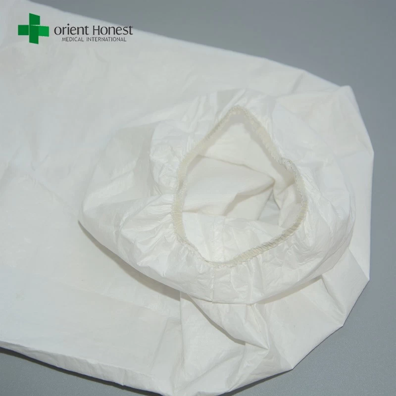 breathable waterproof sleeve cover,  white microporous films sleeve cover, disposable arm sleeve  covers