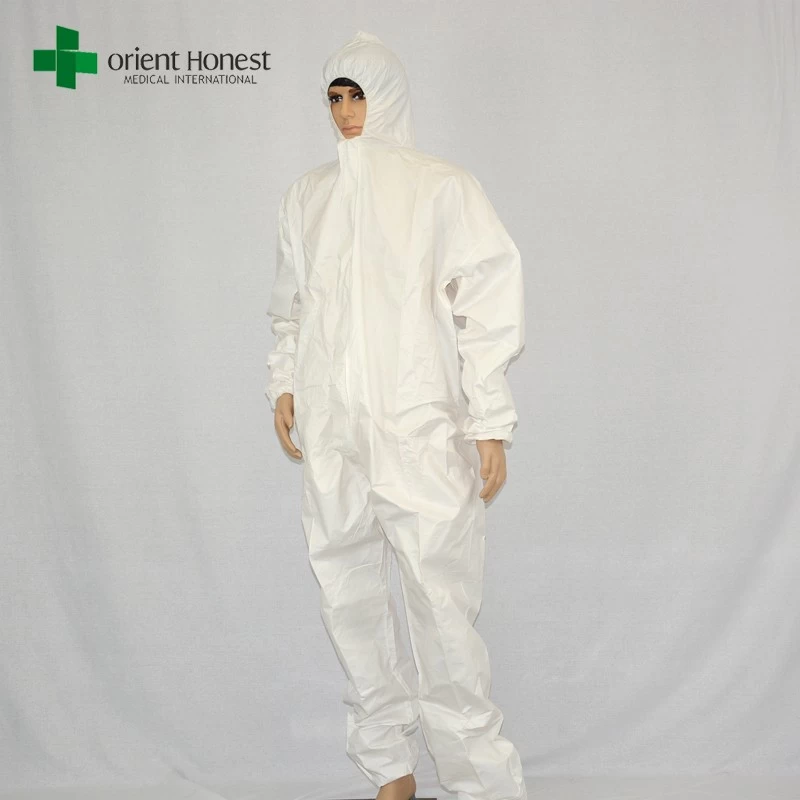 high quality disposable impervious coverall,white disposable protective overalls,waterproof disposable protective suits