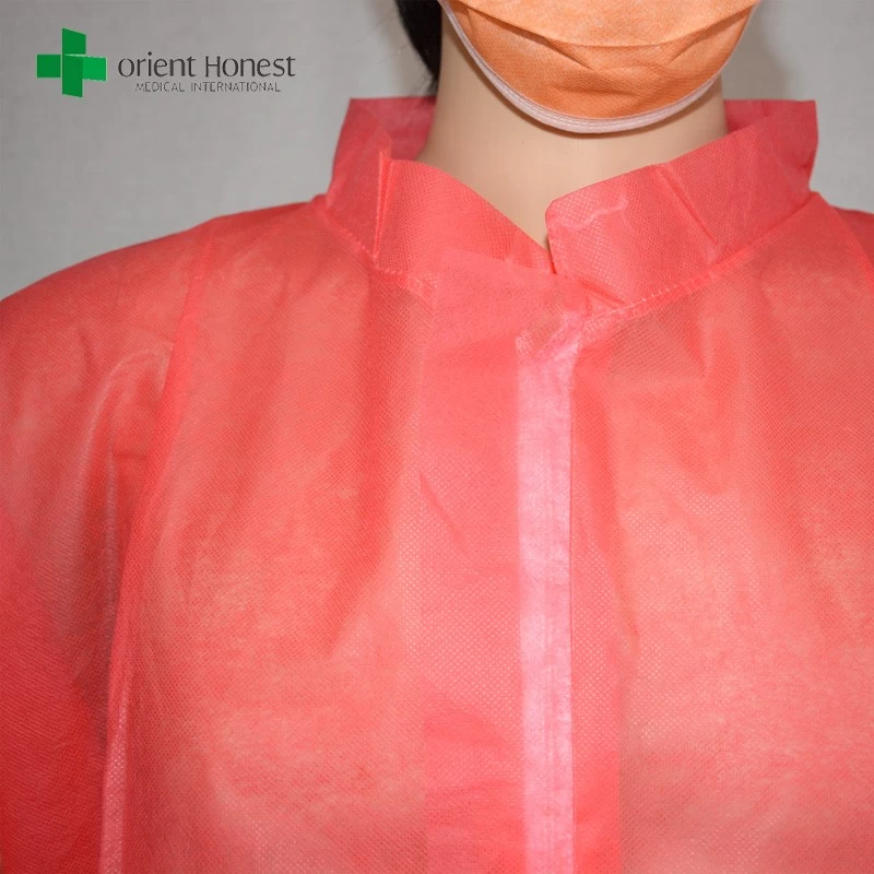 stand collar disposable pp antistatic coveralls，China supplier anti-virus coverall，China disposable nonwoven coverall