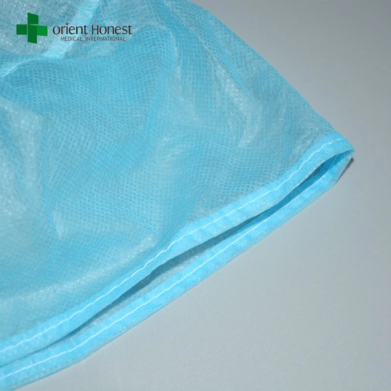 the best Chinese manufacturer for blue color disposable PP25g hospital doctor cap with ties on