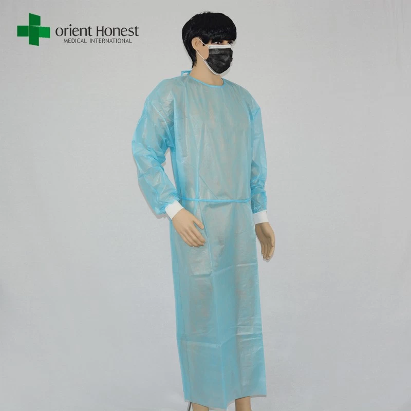 الصين بائع لPP + PE ثوب المستشفى النسيج، الصيني المستشفى المتاح ثوب واقية والزوار مستشفى العباءات يمكن التخلص منها الصانع