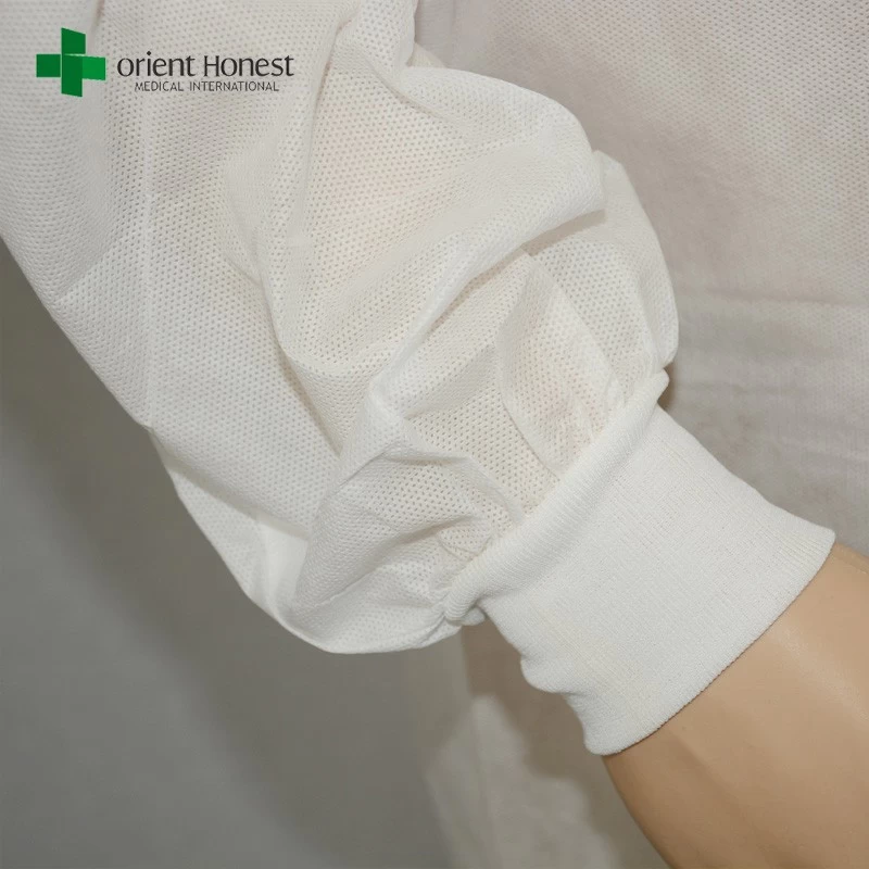 white lab coat with knit cuff,China custom lab coats disposable,disposable laboratory coats for sale