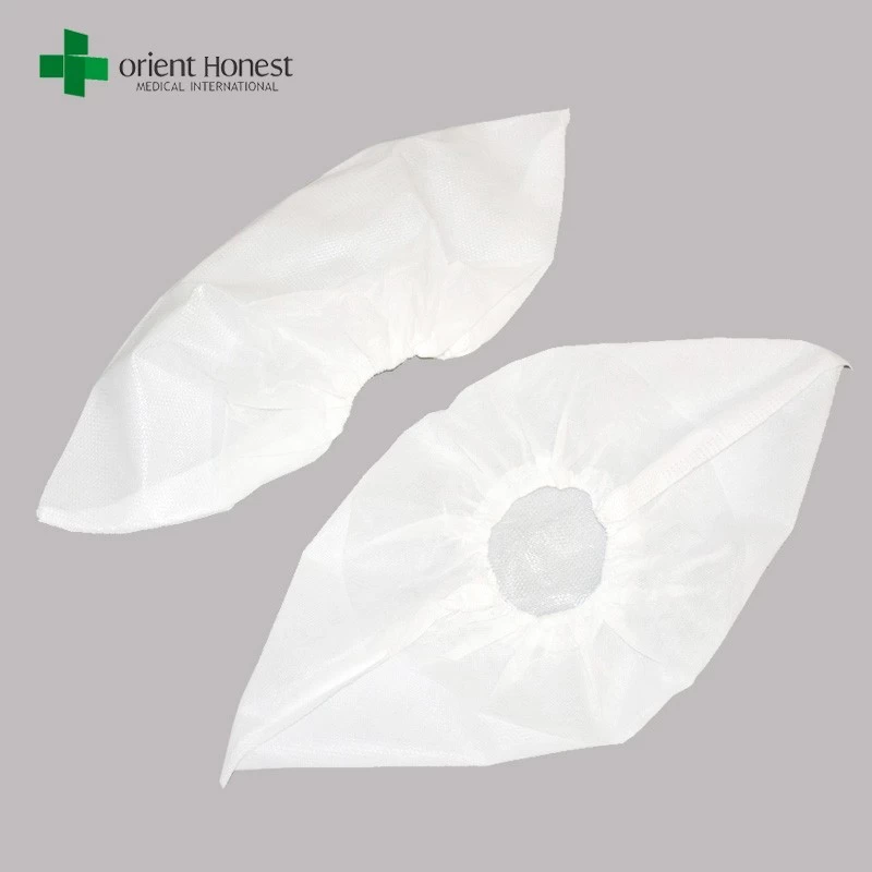white safety disposable shoe cover ,pe coated waterproof shoe cover,disposable plastic shoe covers
