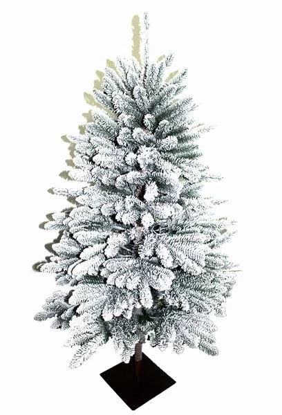 porcelana 4,5-ft pre iluminado árbol de entrada de la Navidad con el pote fabricante
