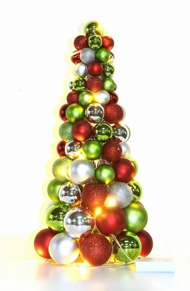China 45cm kleurrijk tafelblad decoratie Kerstboom Ornament fabrikant