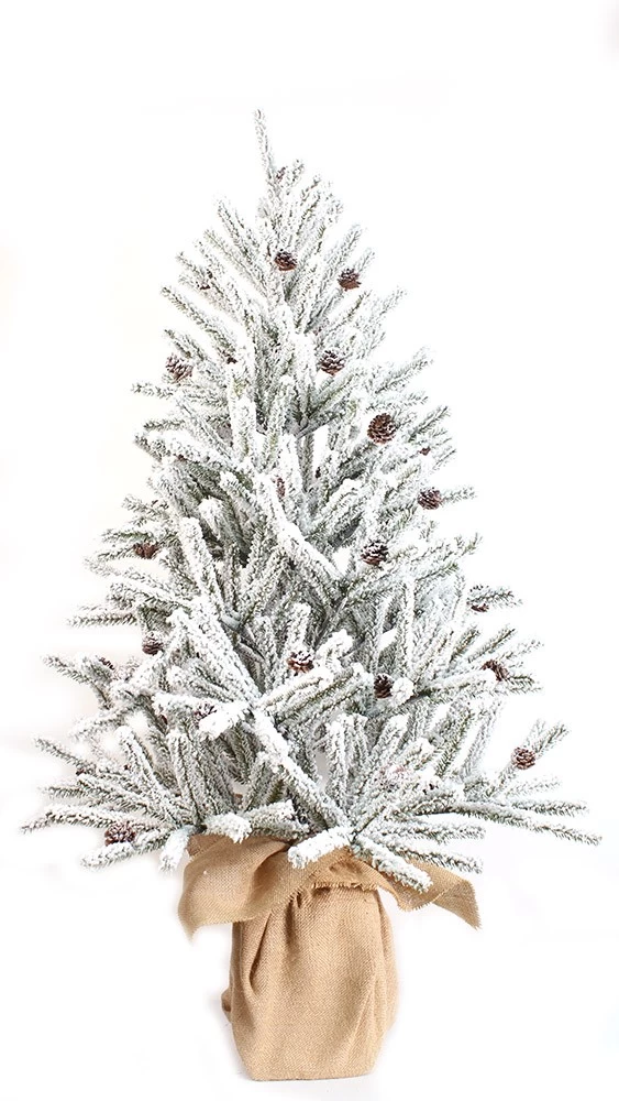 China Kunstmatige stroomden leidde spiraal mini crystal kerstbomen fabrikant