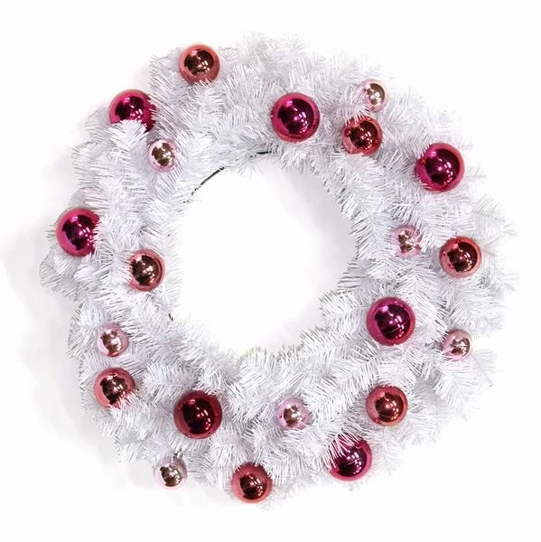 China Battery operated decorated outdoor christmas ball wreaths  manufacturer