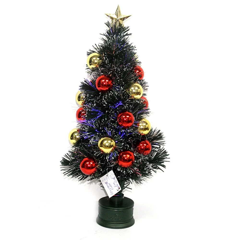 porcelana Christmas decoration supplier Outdoor lighted twig holiday time musical fiber optic christmas tree fabricante